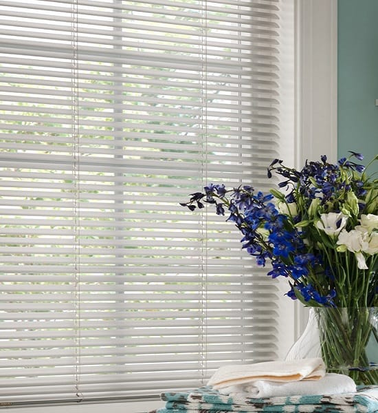 Vinyl Horizontal Blinds Drapery, Blinds, Screens Sunrise Window